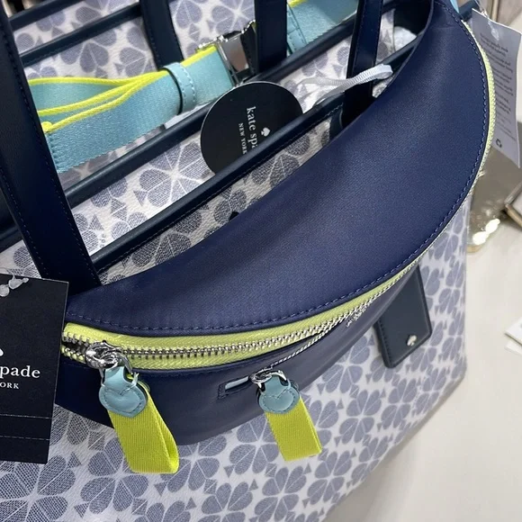 Kate Spade Chelsea Colorblock Belt Waist Bag Fanny PackBlazer Blue MultiNWT